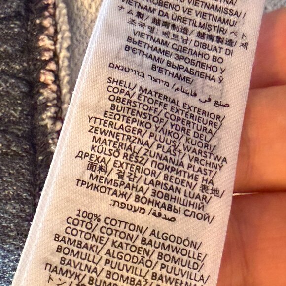 rag & bone Miramar Terry Wide Leg Jeans sweatpants denim medium cotton - Picture 12 of 13